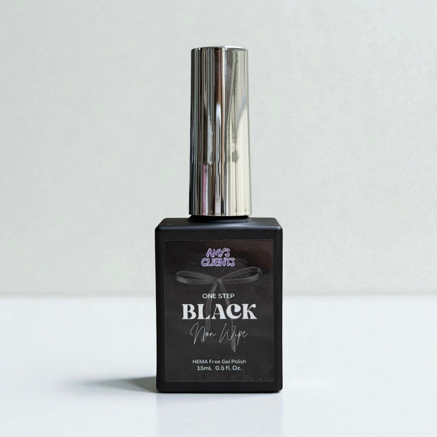 One Step Black - Non-Wipe HEMA free Gel Polish