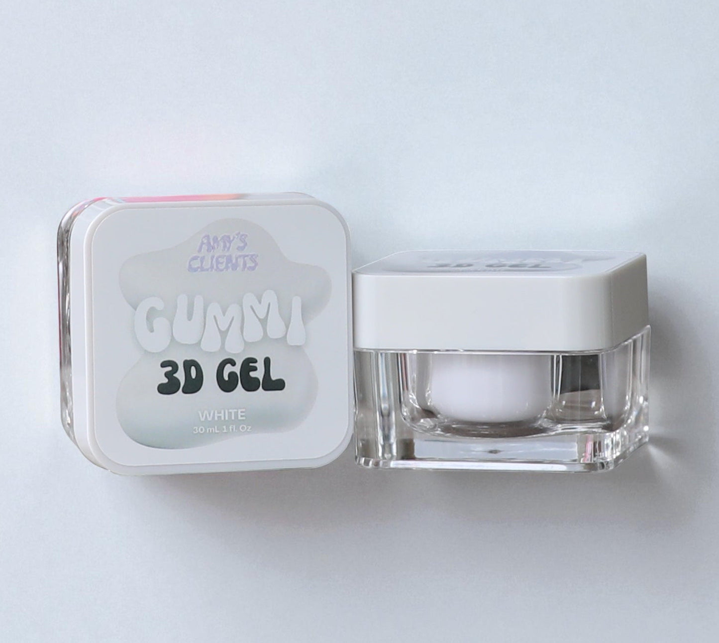 White Gummi 3D Gel 30g - Nonstick & HEMA free