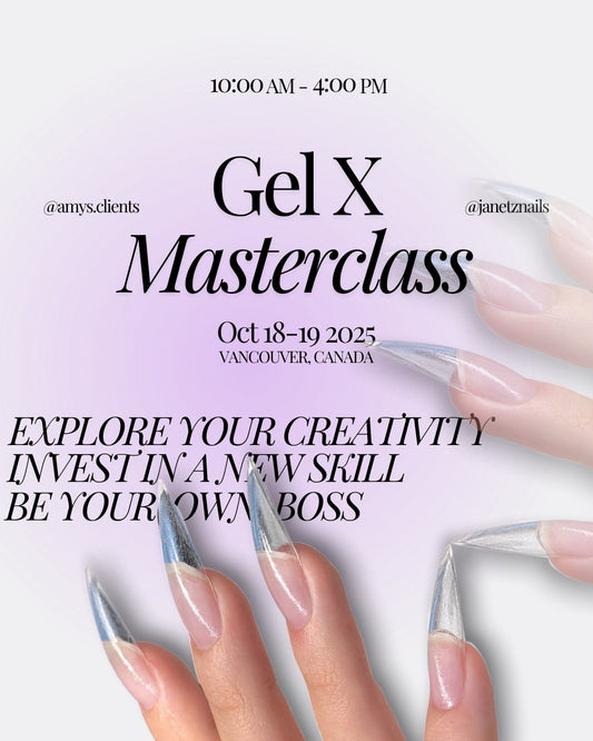 Gel X Masterclass 2 Day Tuition