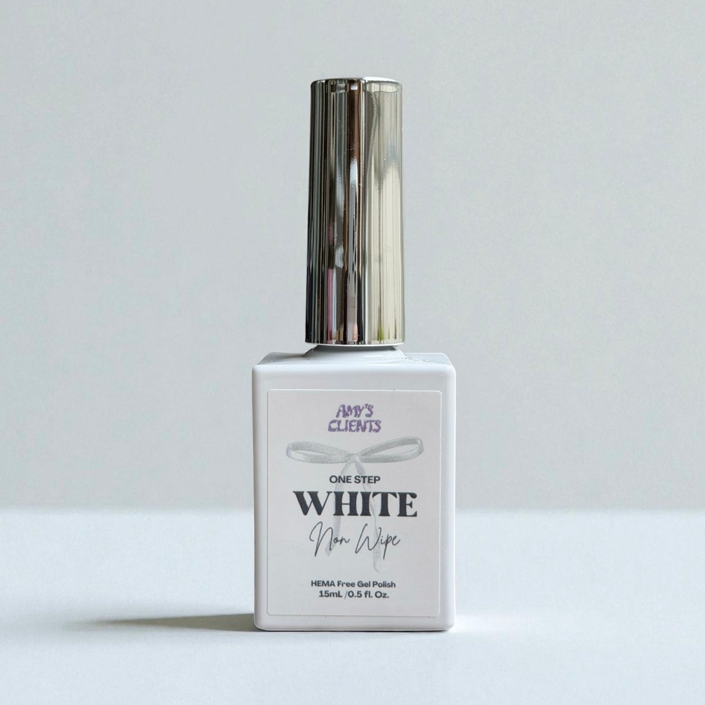 One Step White- Non-Wipe HEMA free Gel Polish