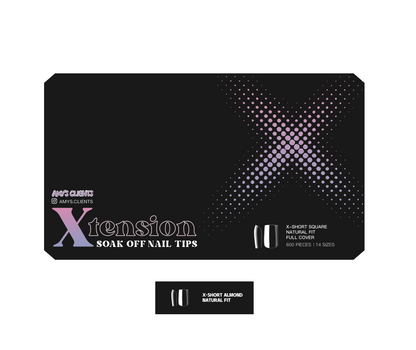 Square Xtension Full Cover Nail Tips
