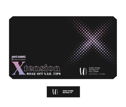 Round Xtension Full Cover Nail Tips