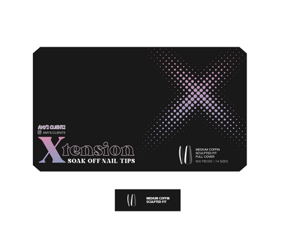 Coffin Xtension Full Cover Nail Tips