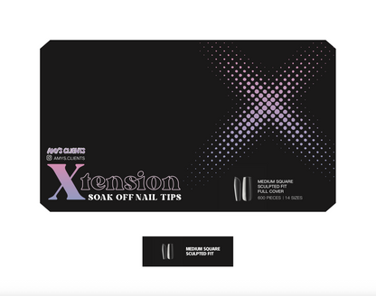 Square Xtension Full Cover Nail Tips
