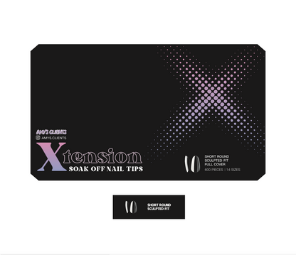 Round Xtension Full Cover Nail Tips