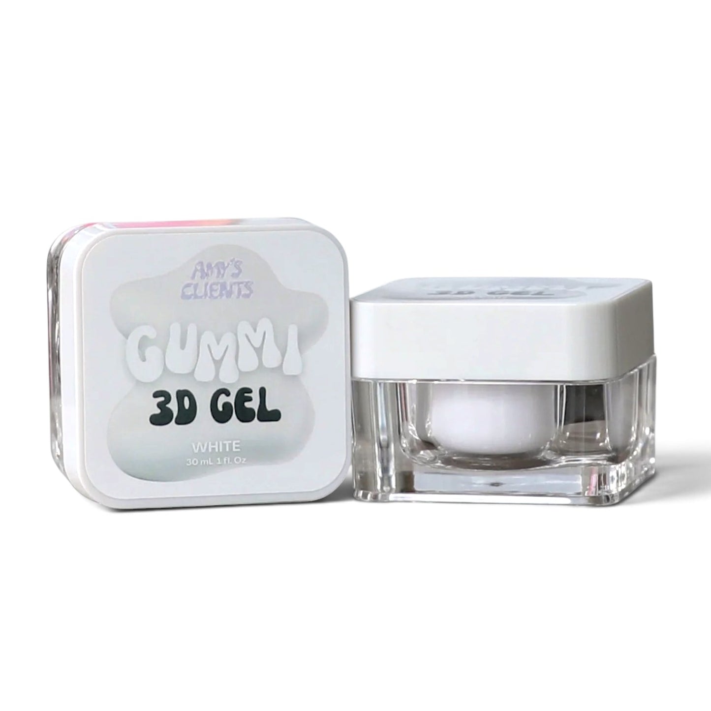 White Gummi 3D Gel 30g - Nonstick & HEMA free
